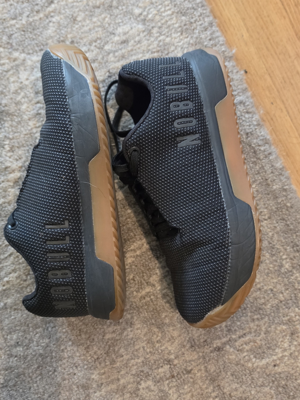 NOBULL Black Training Shoes with Gum Sole